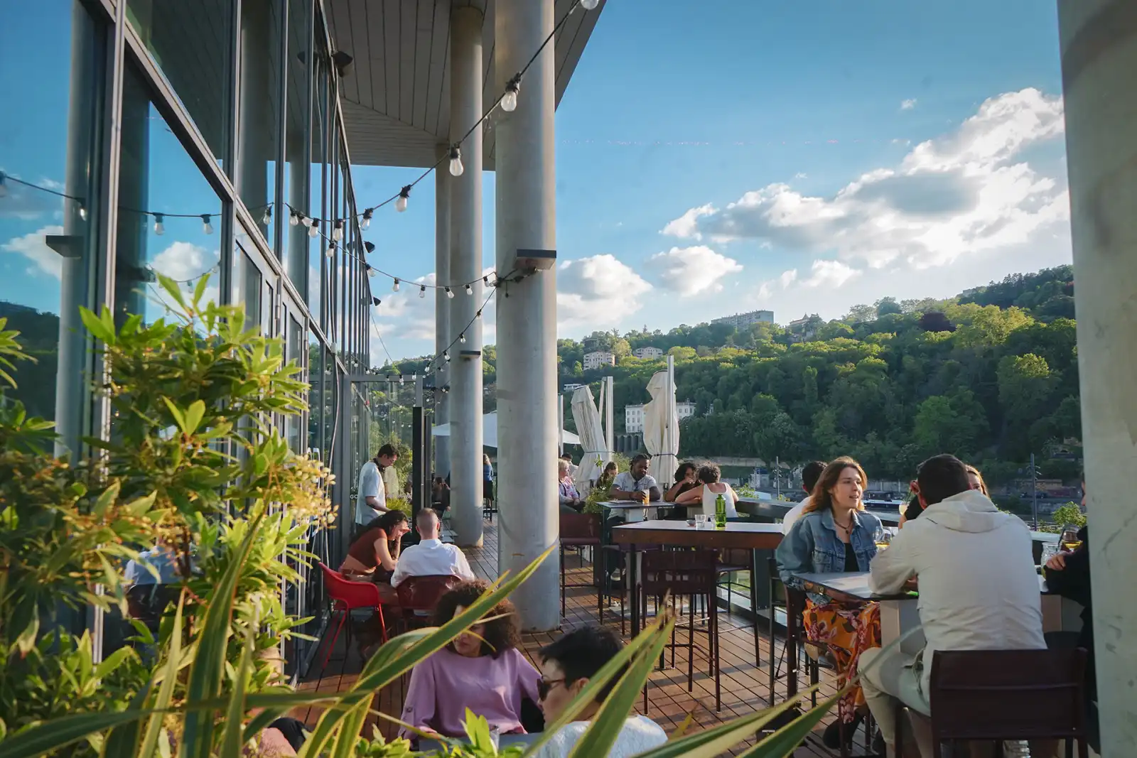 Rooftop Gourmet Bar Lyon Confluence in Lione