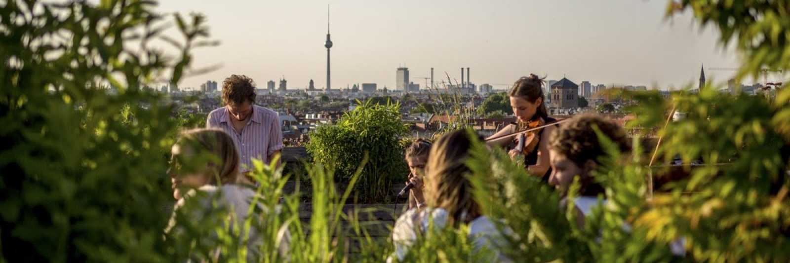 Rooftop Klunkerkranich in Berlino - 2