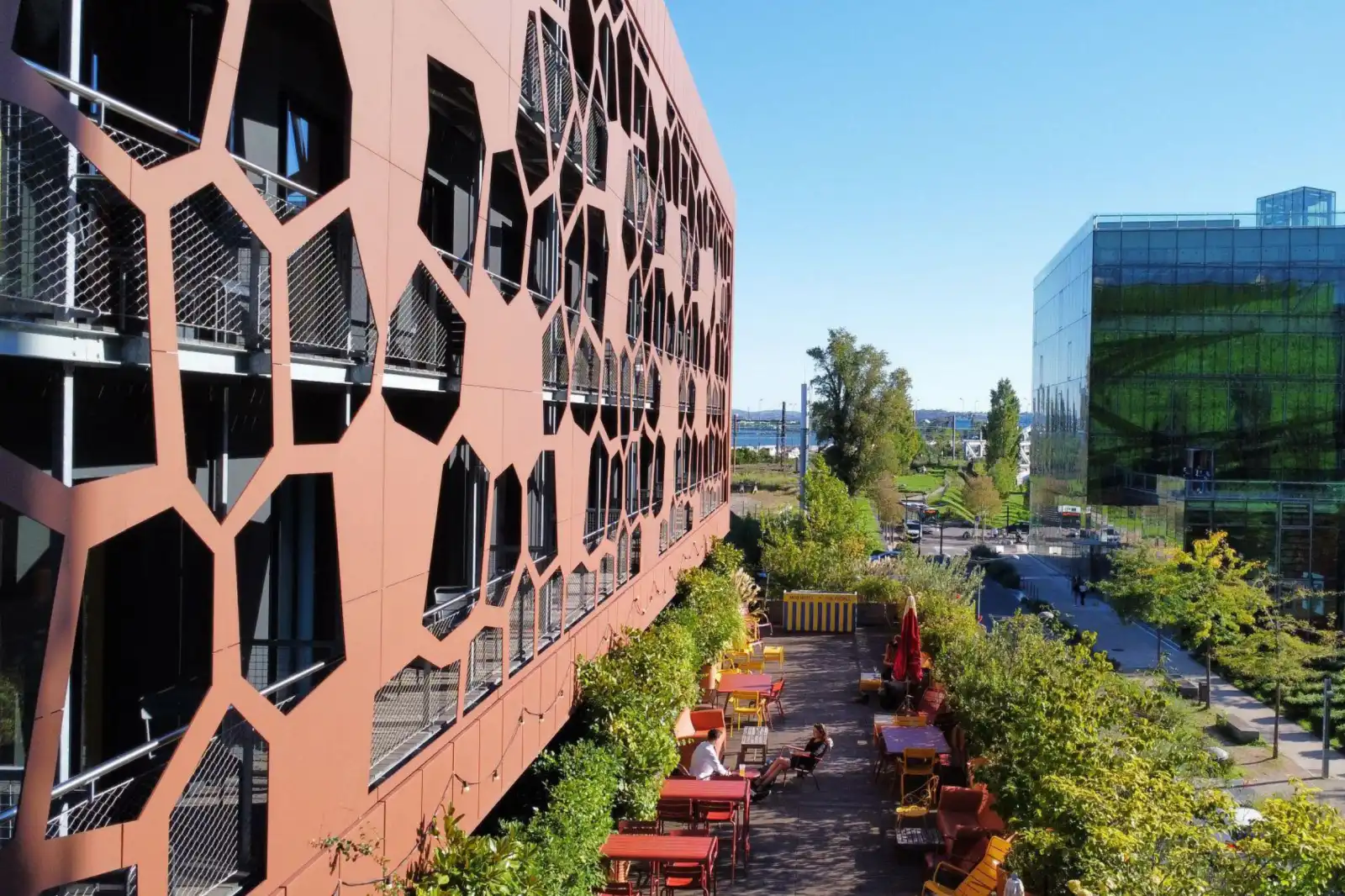 Rooftop MOB Hotel Lyon Confluence in Lione