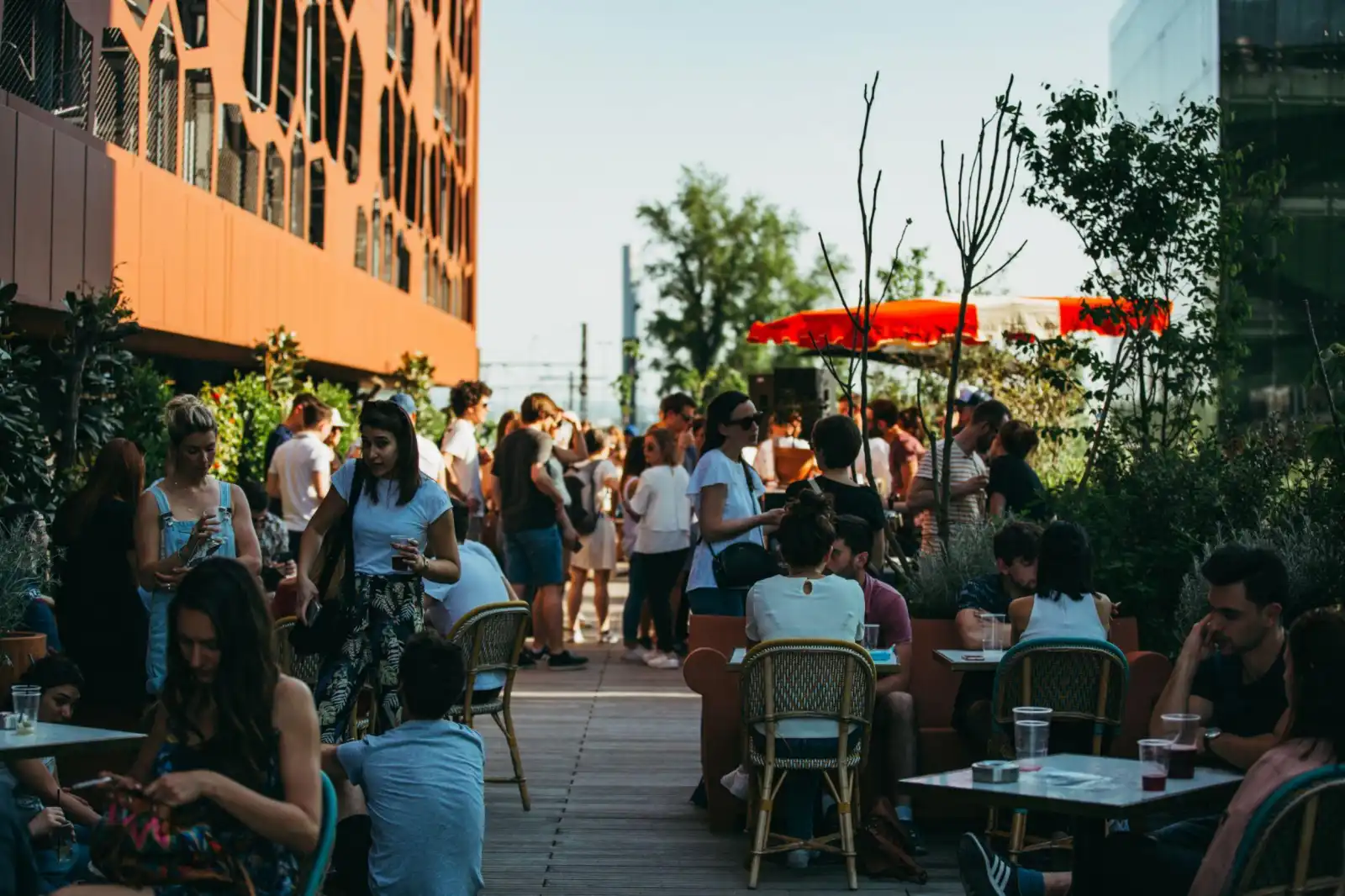 Rooftop MOB Hotel Lyon Confluence in Lione - 1