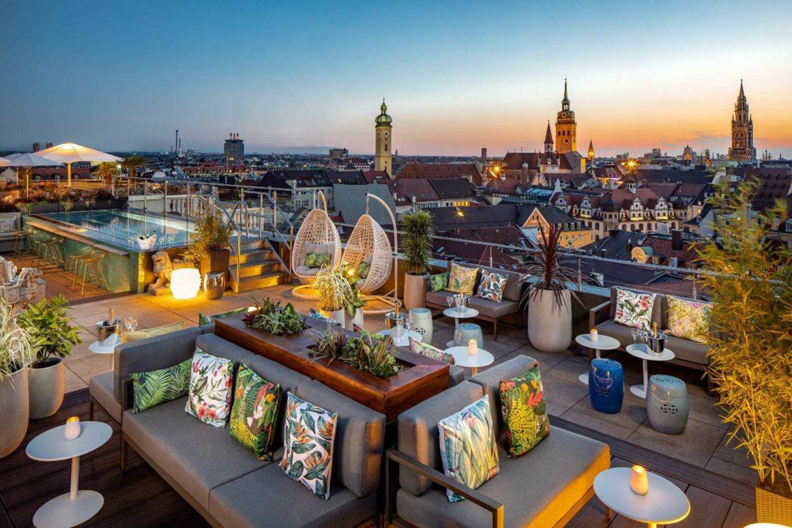 Rooftop Mahjong Roof Garden in Monaco