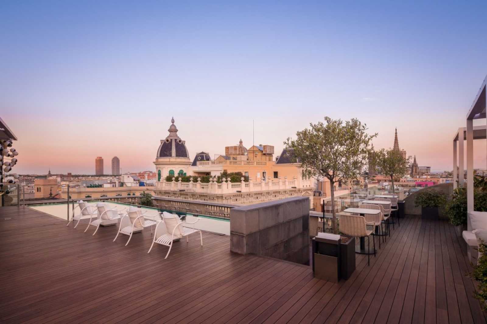 Rooftop Ohla Barcelona in Barcellona