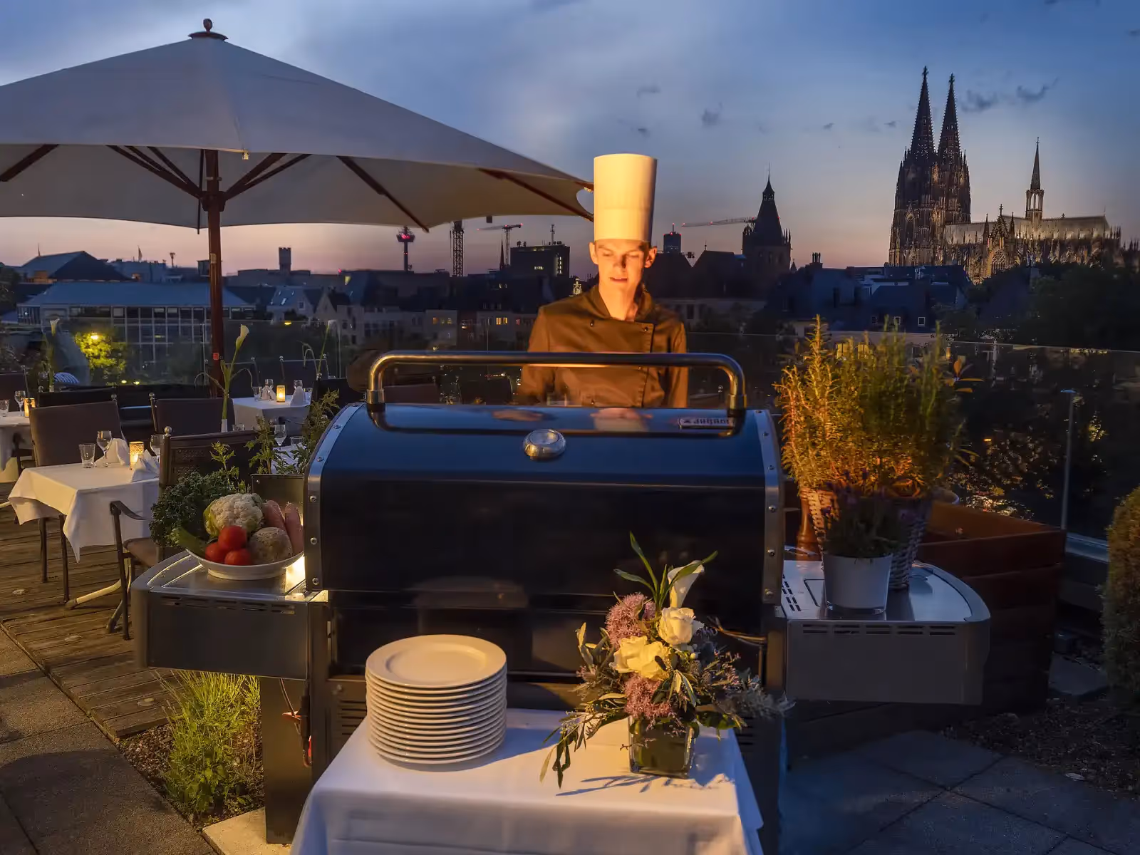Rooftop Restaurant Bellevue a Colonia - 3
