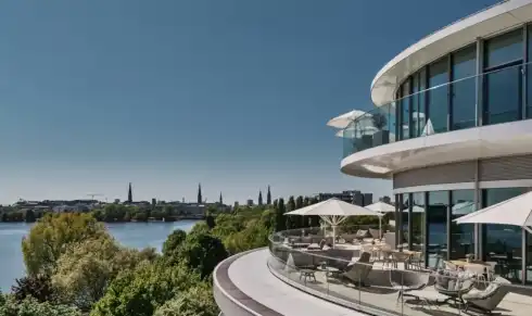 Rooftop Fontenay Bar Amburgo