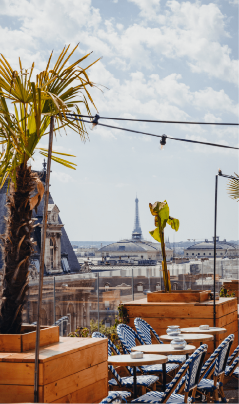 Rooftop Le Perchoir Marais Parigi