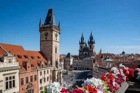 Rooftop Terasa U Prince Praga